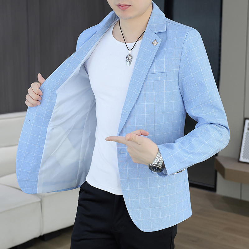 Korean Men Formal Wear - Blazer Pria Outdoor untuk Bersepeda, Fashion