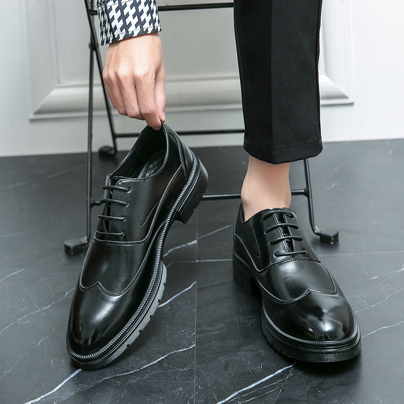 Large Men Formal Wear - Sepatu kulit pria baru model riding