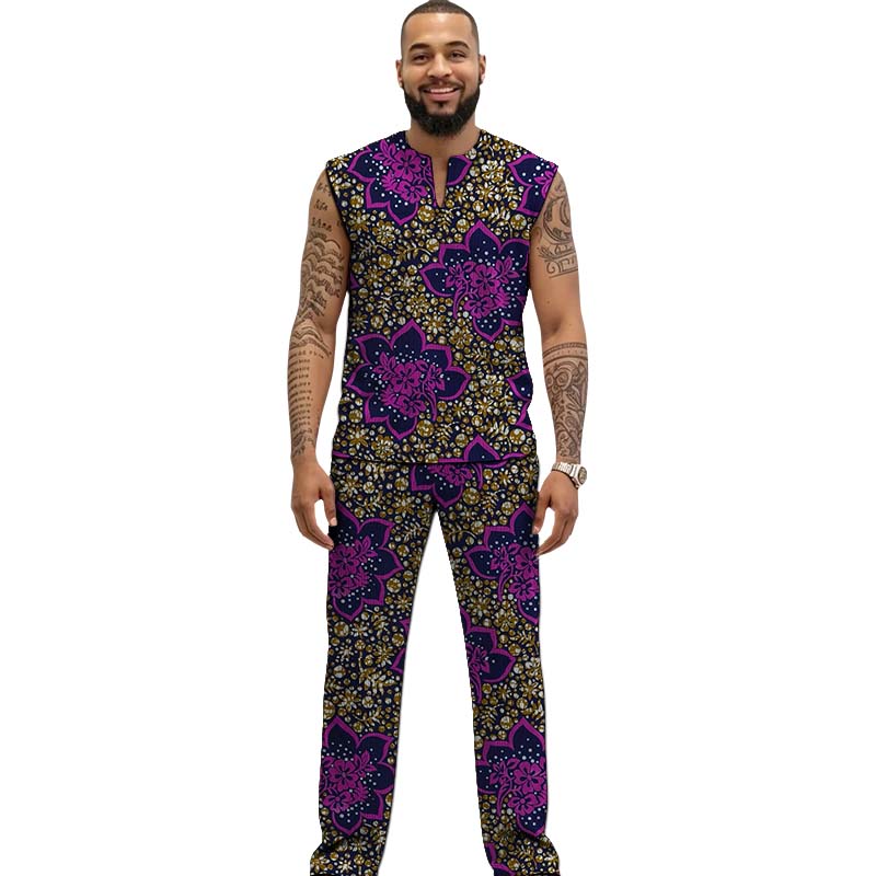 Men Formal Wear Top - Atasan Tank Top + Celana Panjang