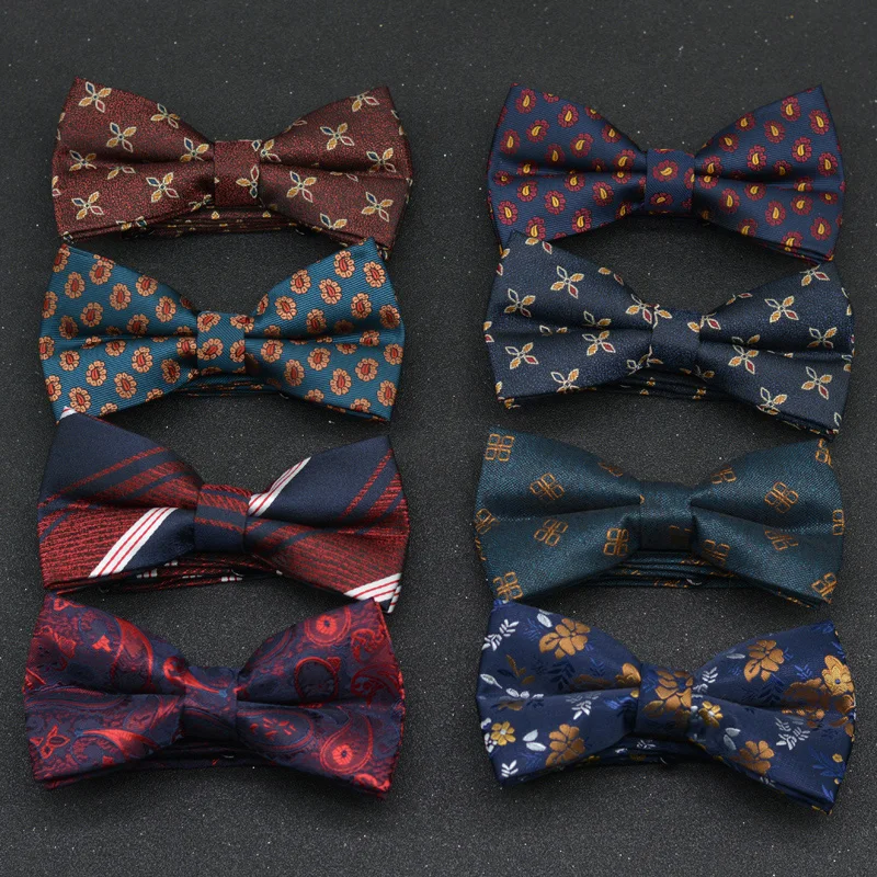 Men Formal Wear Wedding - Dasi kupu-kupu pria untuk pernikahan, ganda,