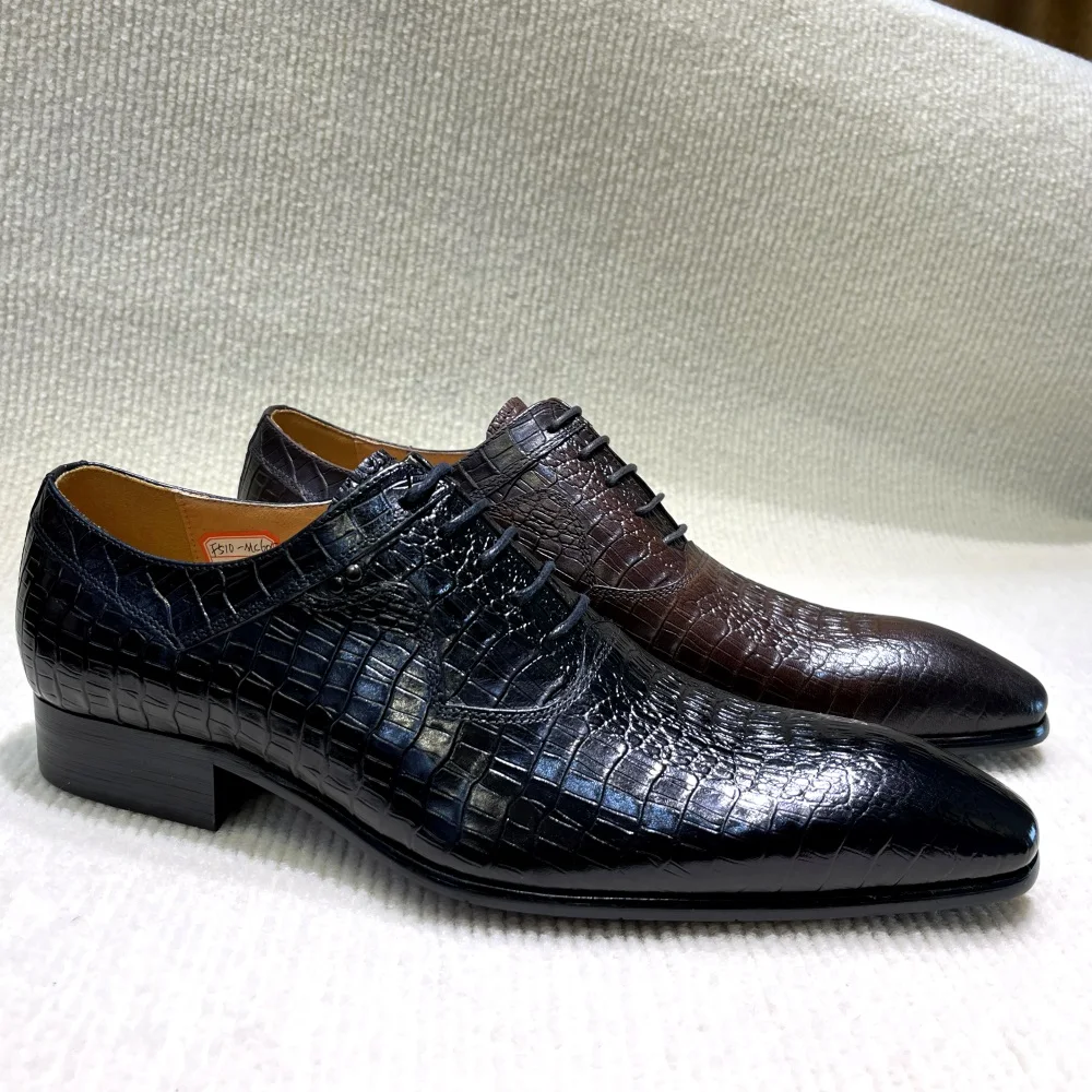 Sepatu Oxford Ujung Lancip Pri - Men'S Formal Office Wear Shoes ulasan dan harga