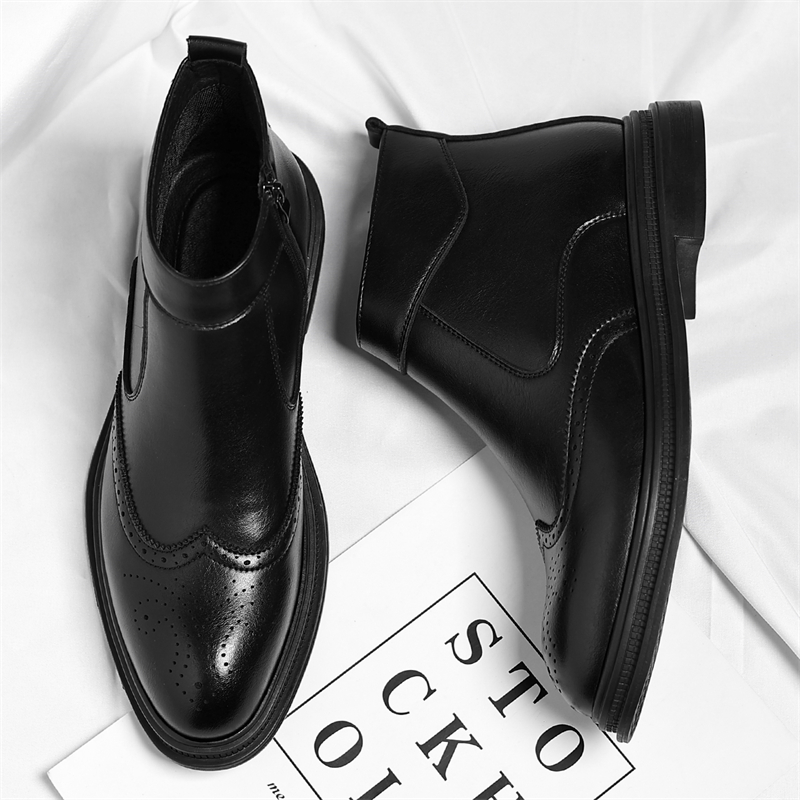 Sepatu Bot Tinggi Bisnis Pria  - Men'S Style Formal Wear ulasan dan harga