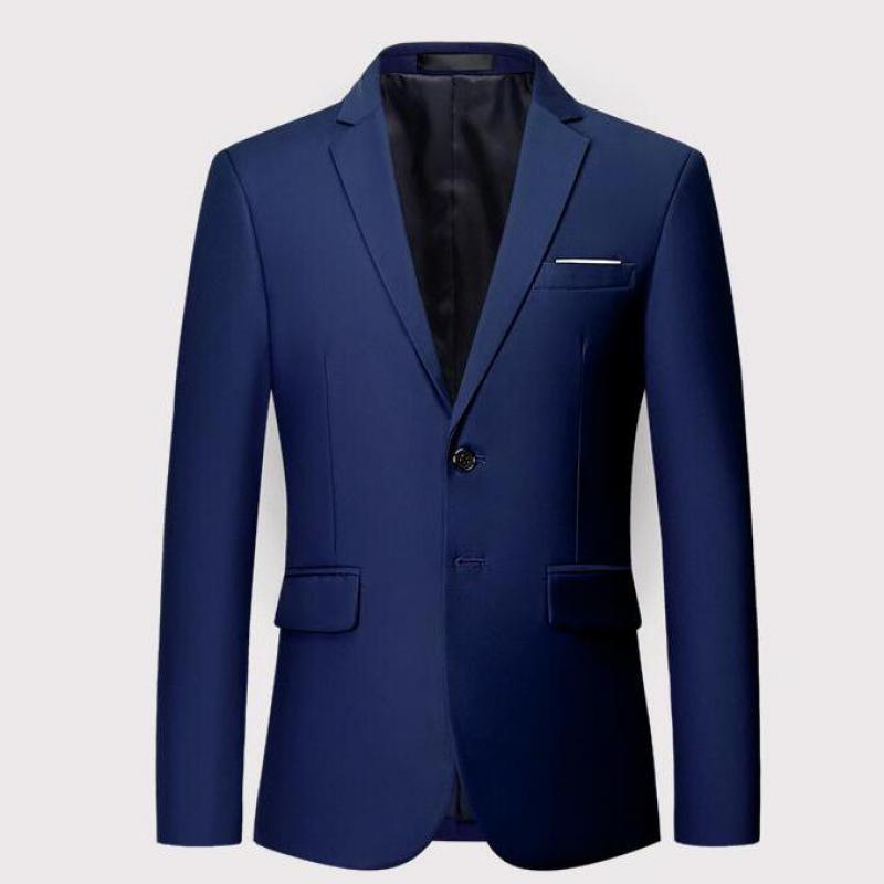 Jaket Formal Putih Pria Jaket  - Korean Men Formal Wear ulasan dan harga