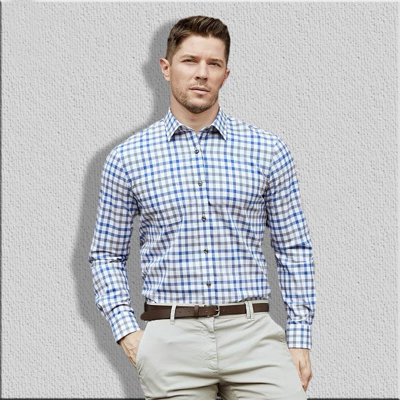 Kemeja lengan panjang pria, ka - Men Formal Wear Top ulasan dan harga