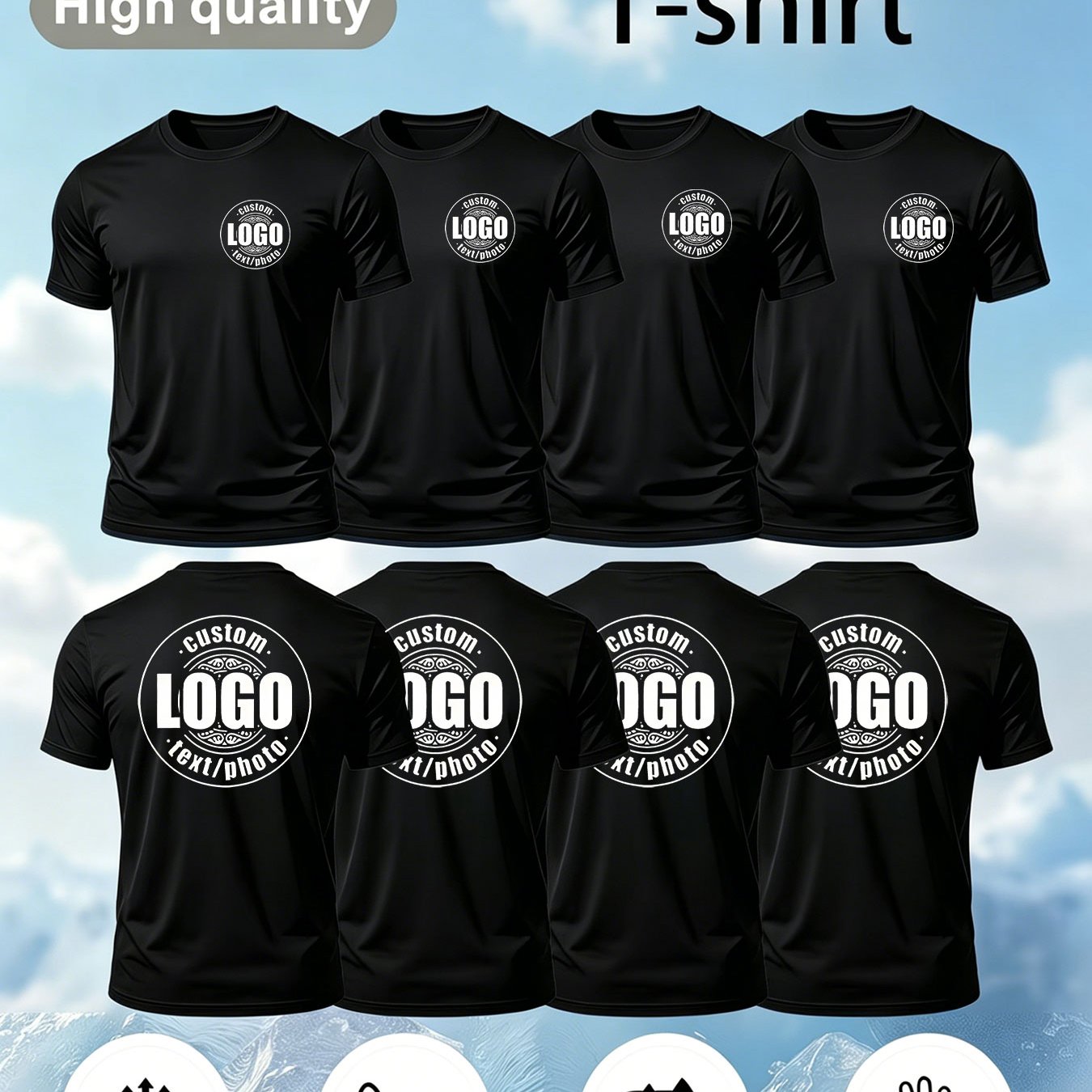 Set 4 buah Kaos Lengan Pendek  - Men Formal Wear Top ulasan dan harga