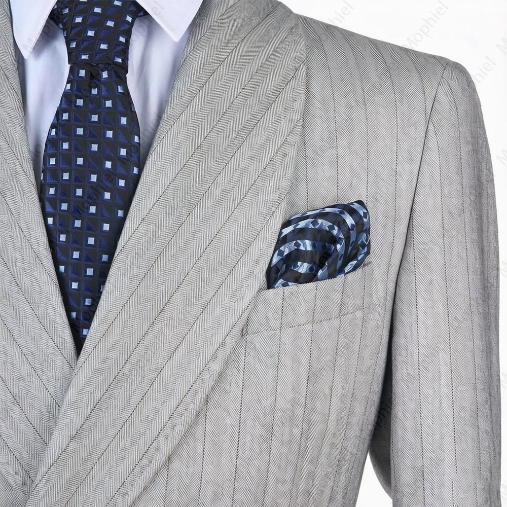 Jas Pria Mophiel Abu-Abu Muda  - Men Formal Wear Wedding ulasan dan harga