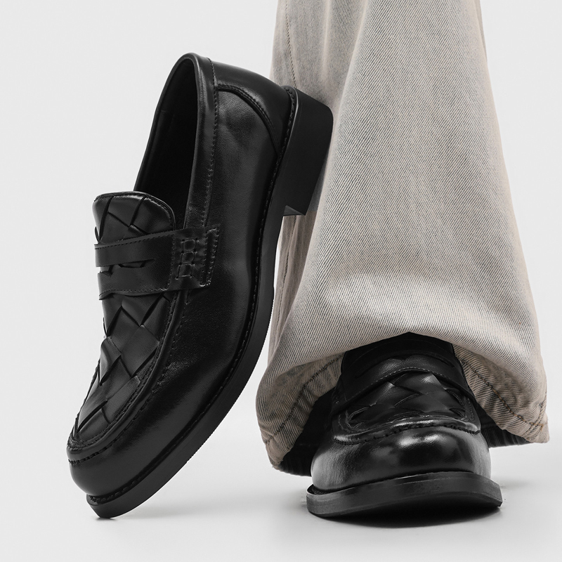 Sepatu Loafer Penny Rajutan Ta - Men'S Formal Office Wear Shoes ulasan dan harga