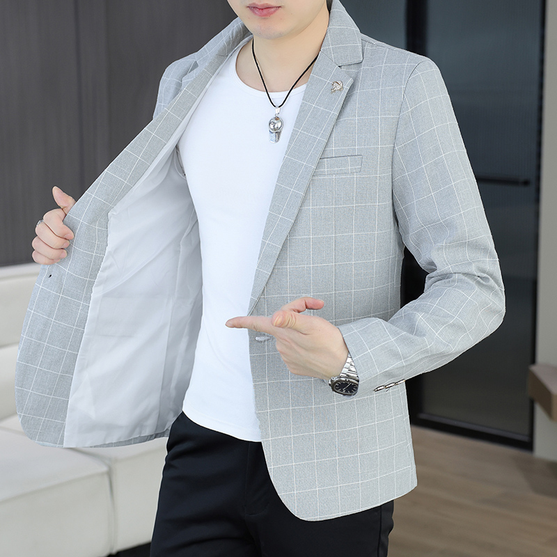 Blazer Pria Outdoor untuk Bers - Korean Men Formal Wear ulasan dan harga