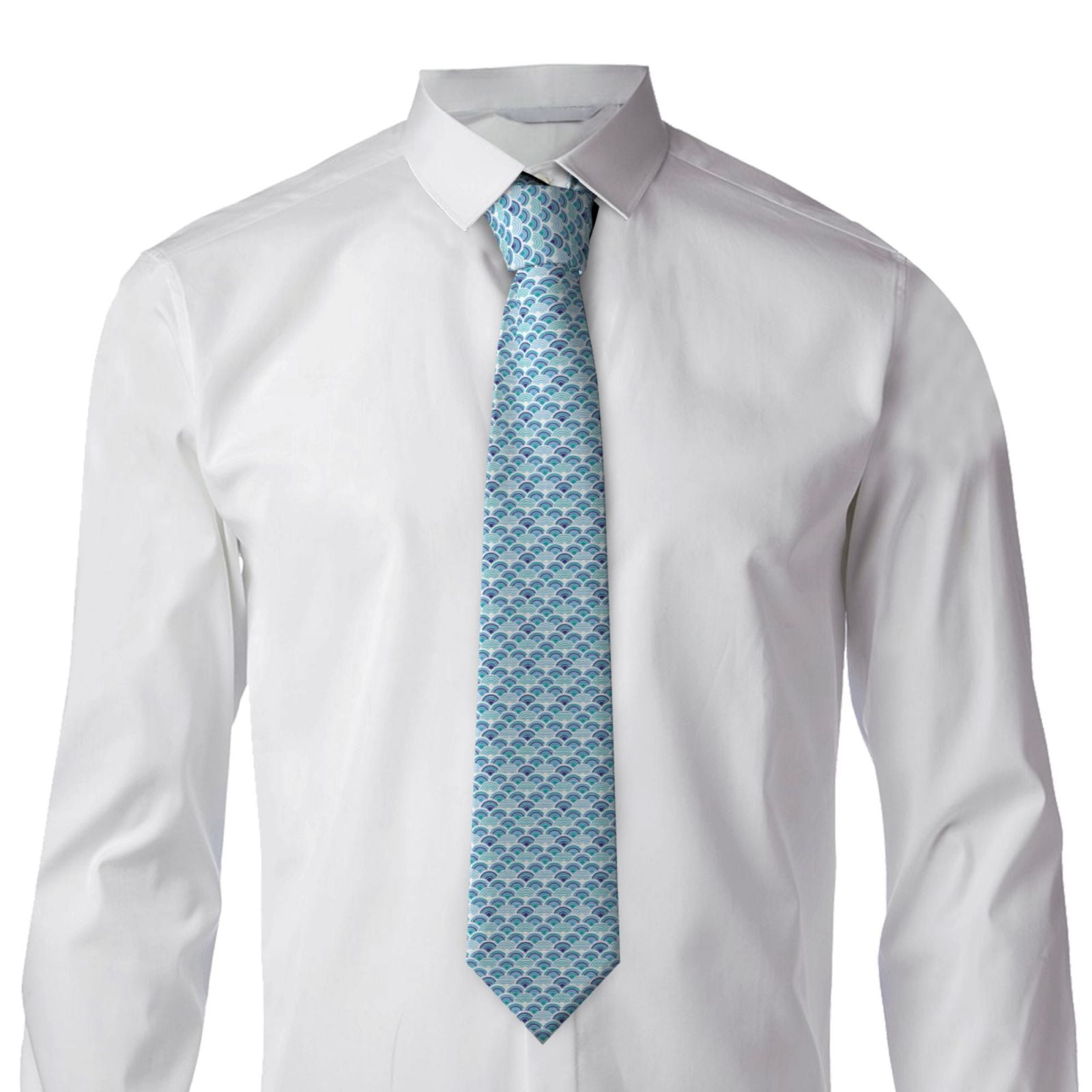 Dasi Sutra Pria Pola Cetak Tek - Scale - Men Formals & Ethnic Wear ulasan dan harga