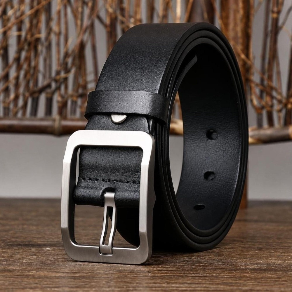 Sabuk Kulit PU Kasual Bisnis K - Men Formal Wear With Jeans ulasan dan harga
