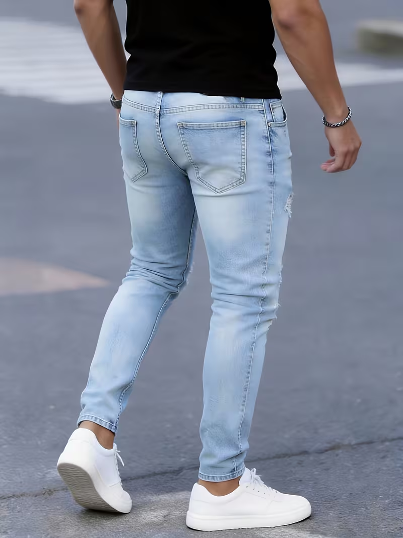 Celana Jeans Slim Fit Stretch  - Men Formal Wear With Jeans ulasan dan harga