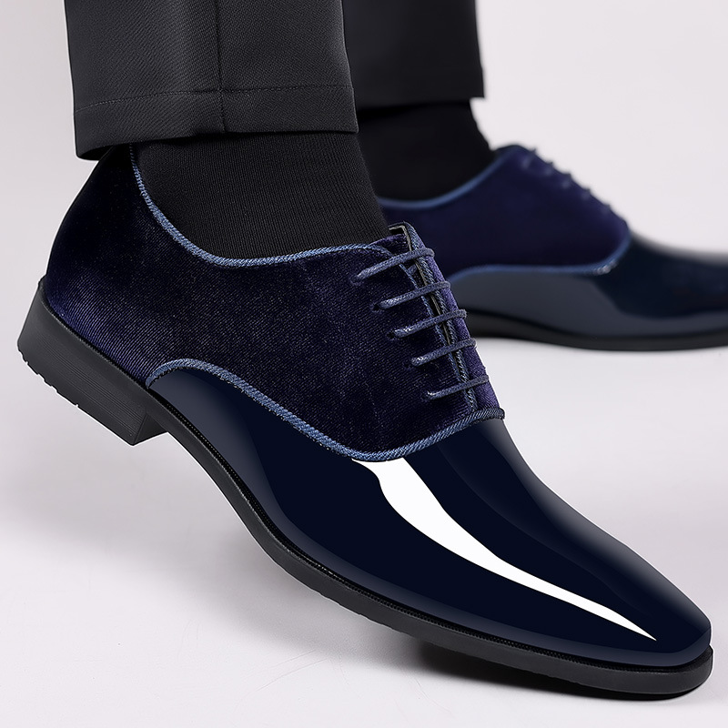 Sepatu pantofel kulit untuk pr - Men Formal Wear Wedding ulasan dan harga