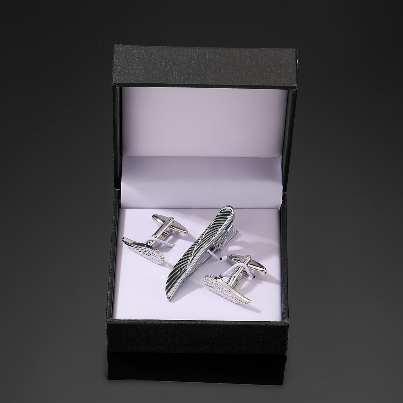 Set klip dasi manset kemeja Pr - Dress Shirt French Cuff ulasan dan harga
