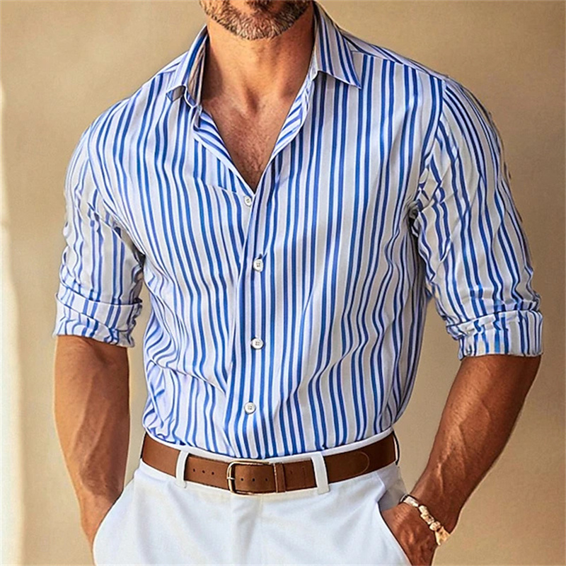 Kemeja Pria Formal 10 Warna Ke - Large Men Formal Wear ulasan dan harga
