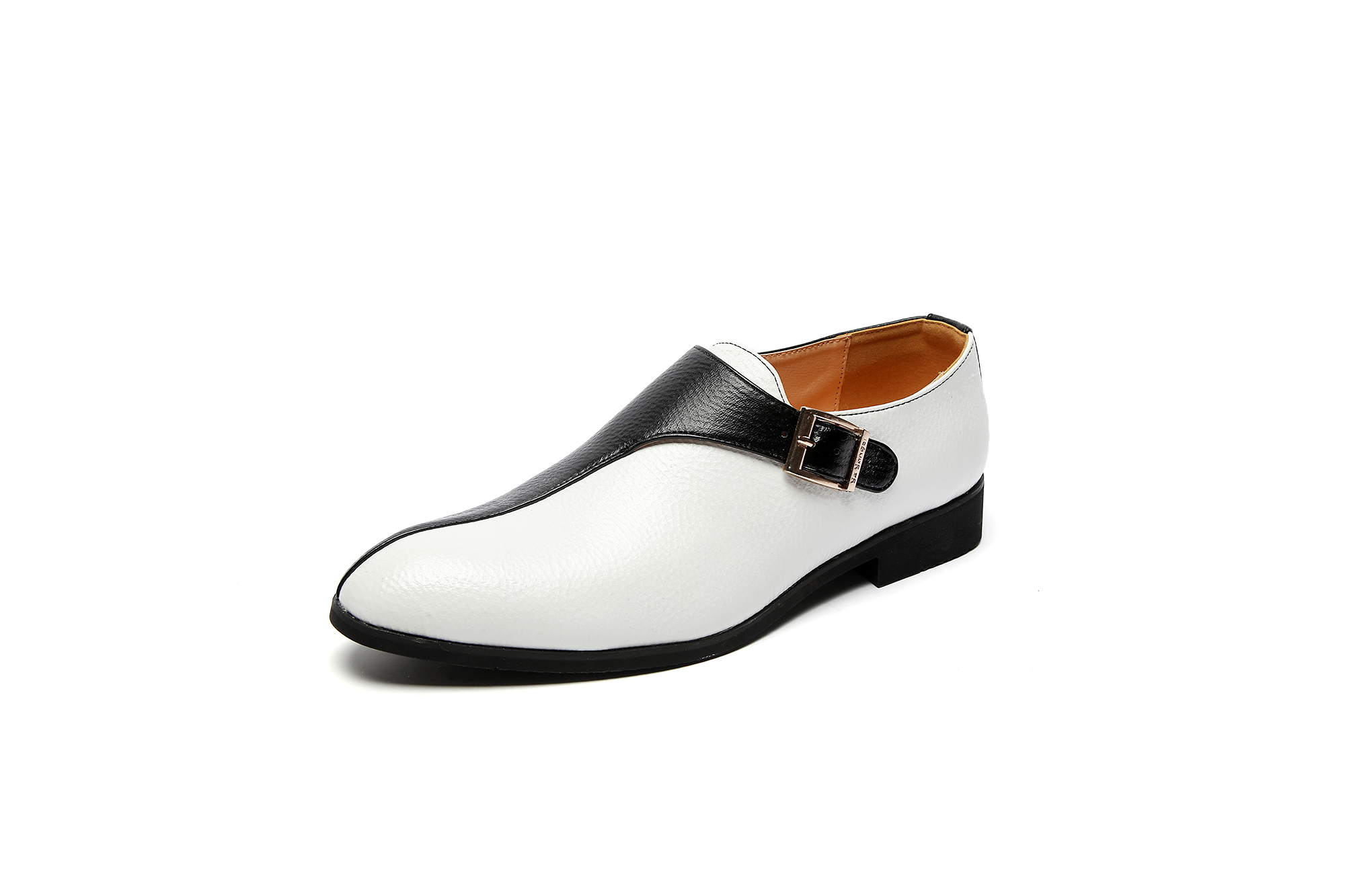 Sepatu Loafer Pria Klasik Hita - Men Formal Wear Black And White ulasan dan harga