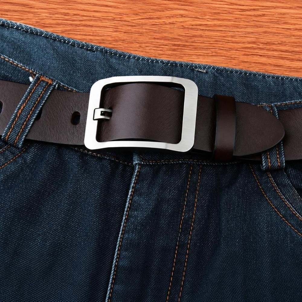 Sabuk Kulit PU Kasual Bisnis F - Men Formal Wear With Jeans ulasan dan harga