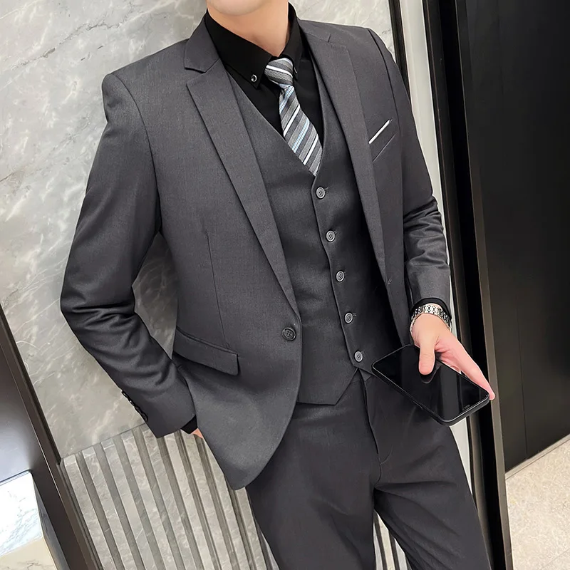 Setelan Luar Ruangan Bernapas  - Korean Men Formal Wear ulasan dan harga