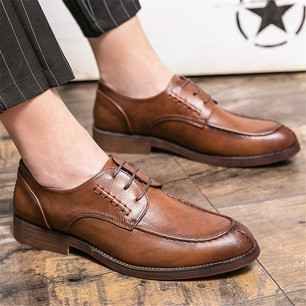 Sepatu Pria Ukuran Besar Anti- - Large Men Formal Wear ulasan dan harga