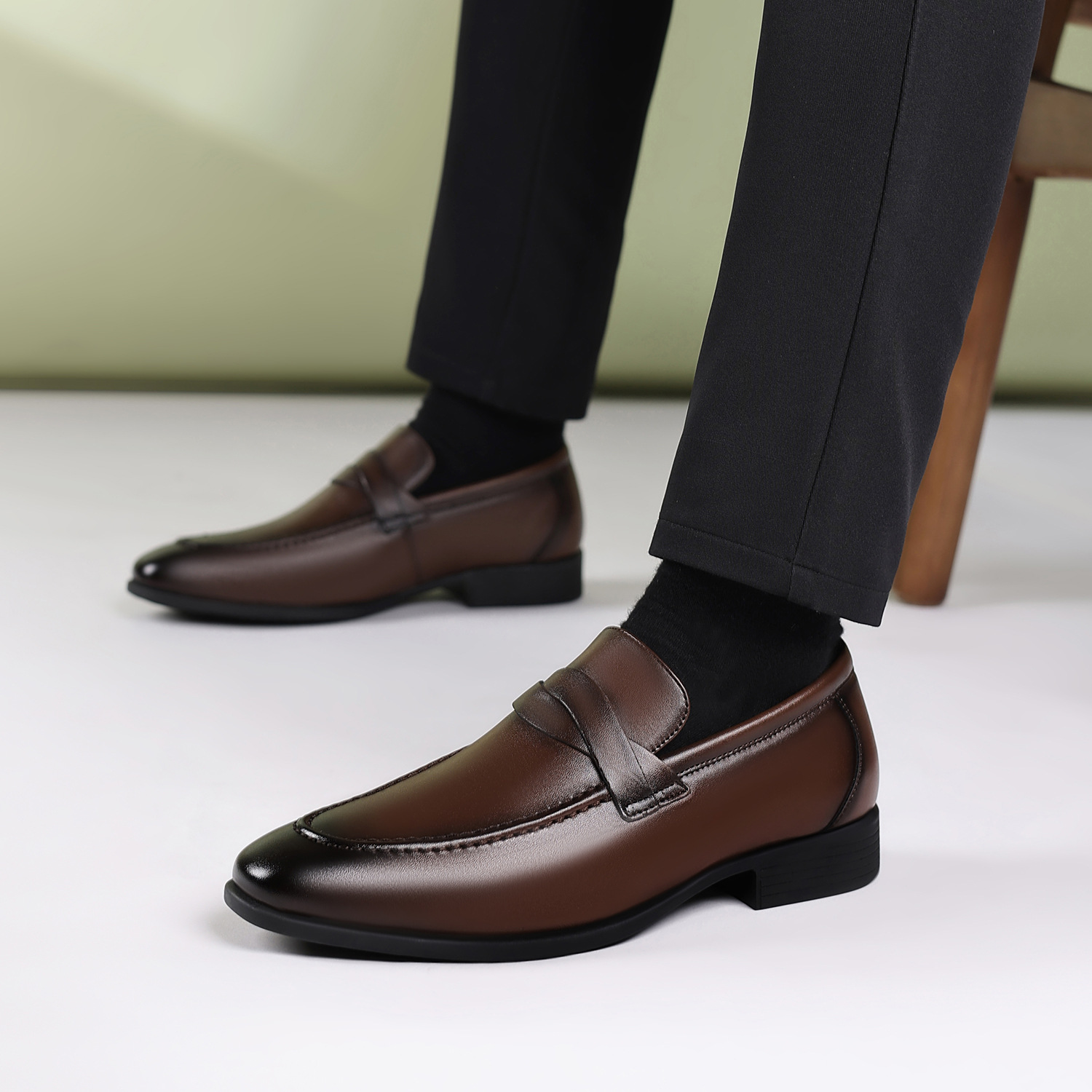 Sepatu kulit pria untuk pakaia - Men'S Style Formal Wear ulasan dan harga