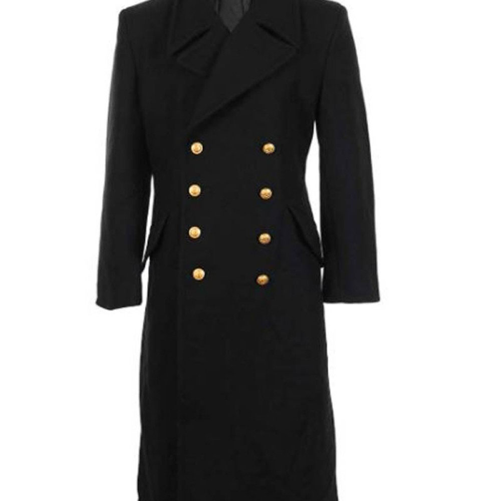 Jas Trench Hitam Klasik Untuk  - Large Men Formal Wear ulasan dan harga