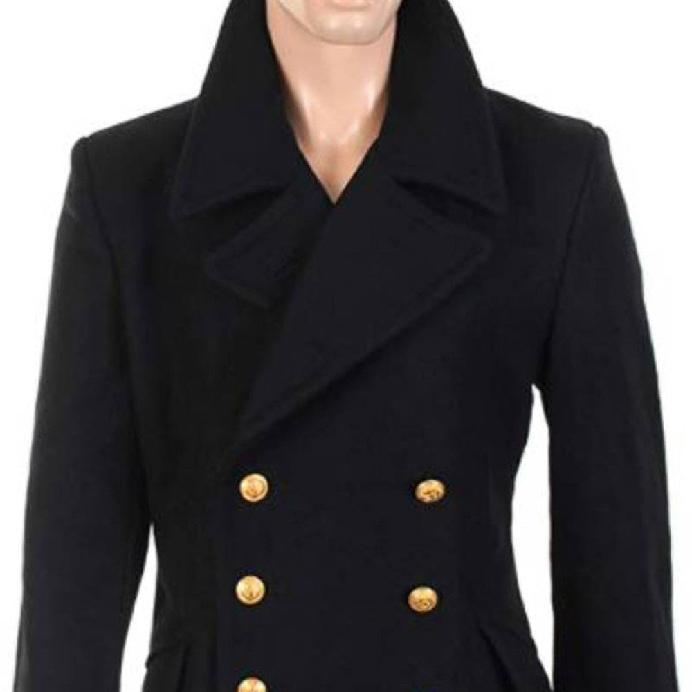 Jas Trench Hitam Klasik Untuk  - Large Men Formal Wear ulasan dan harga