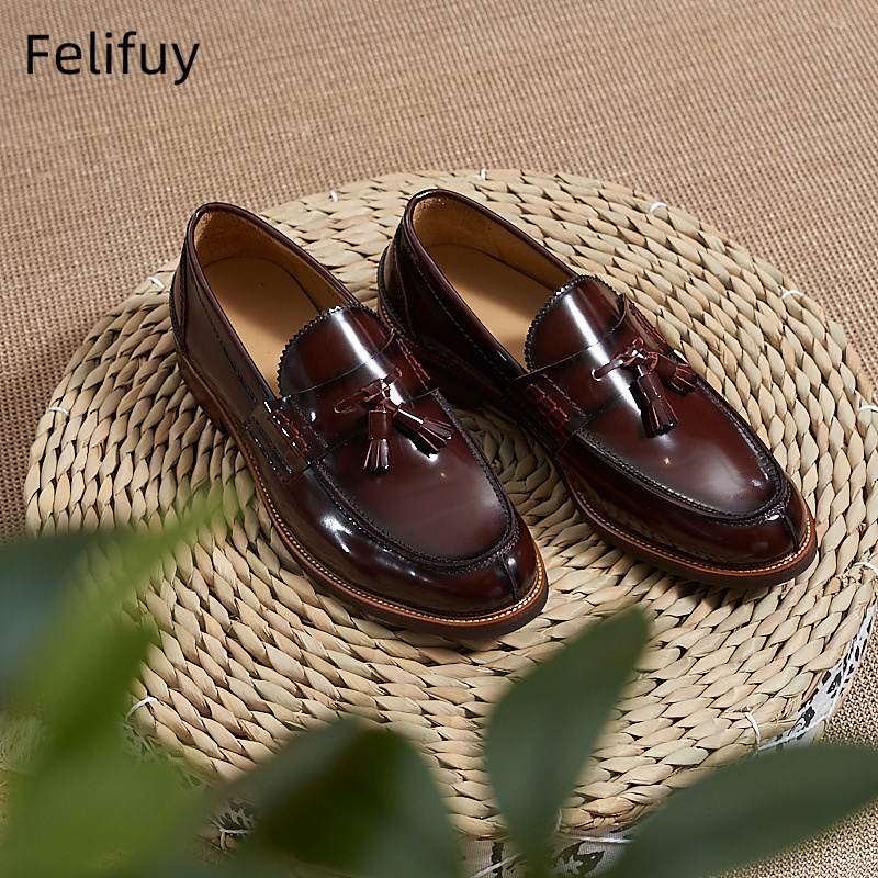 Sepatu Loafer Pria Cokelat Bar - Men Formal Wear Wedding ulasan dan harga