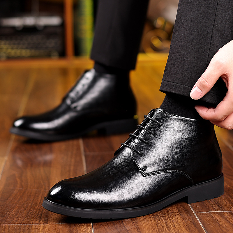 Sepatu bot kulit pria, sepatu  - Men Formal Wear Top ulasan dan harga