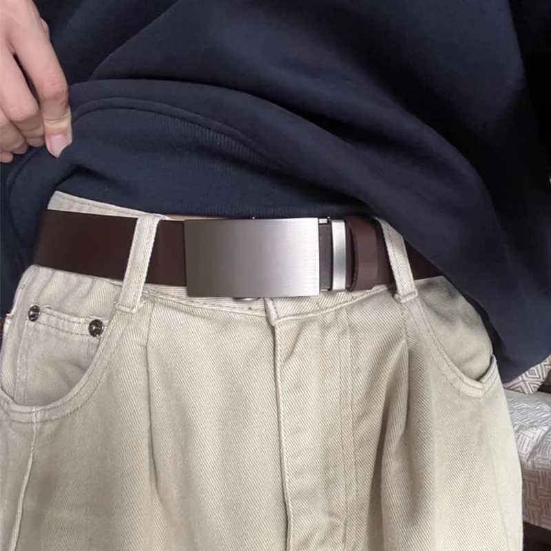 Sabuk Kulit Asli untuk Pria, T - Men Formal Wear With Jeans ulasan dan harga