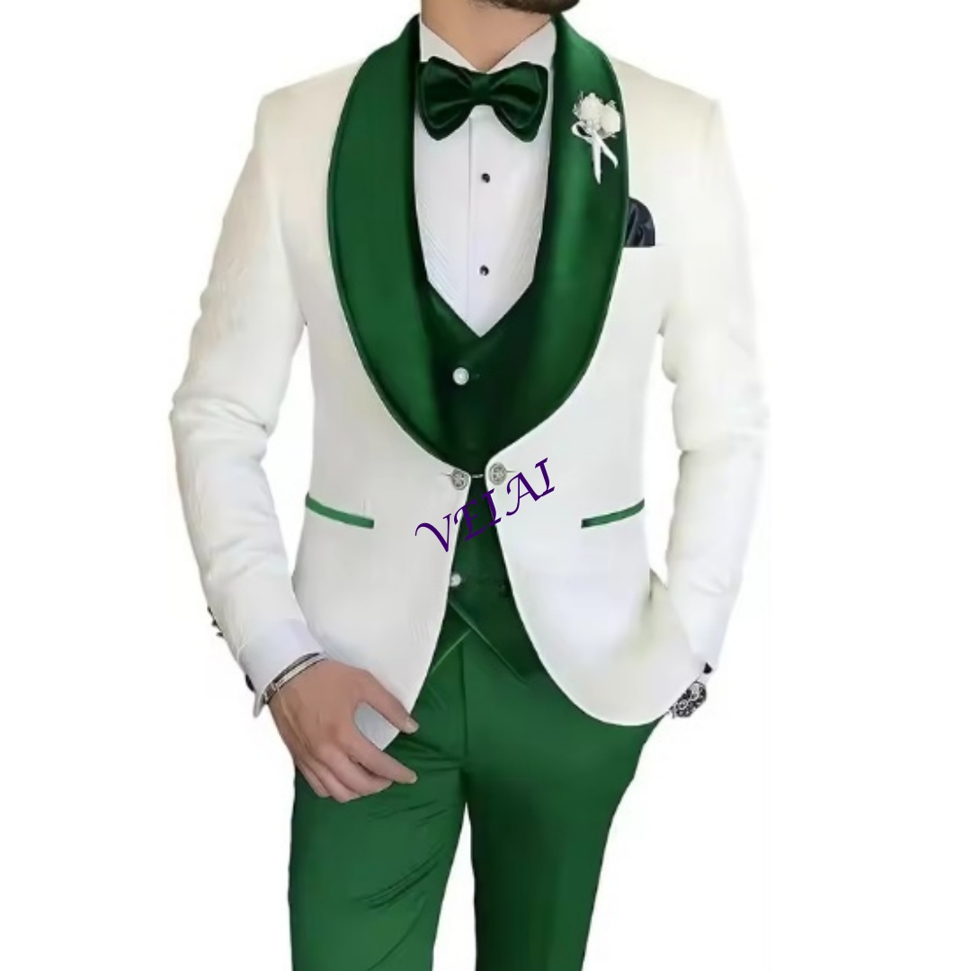 Setelan Tuxedo Slim Fit 3 Poto - Men Formal Wear Combination ulasan dan harga
