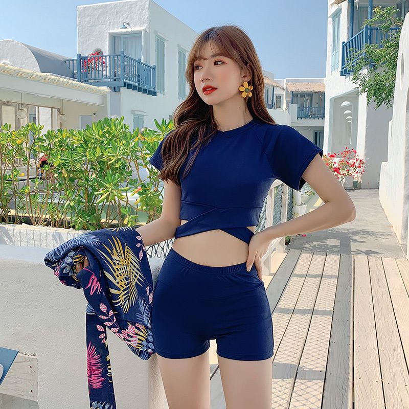 Baju Renang Wanita 3 Potong Te - Slim Fit Suit Set ulasan dan harga
