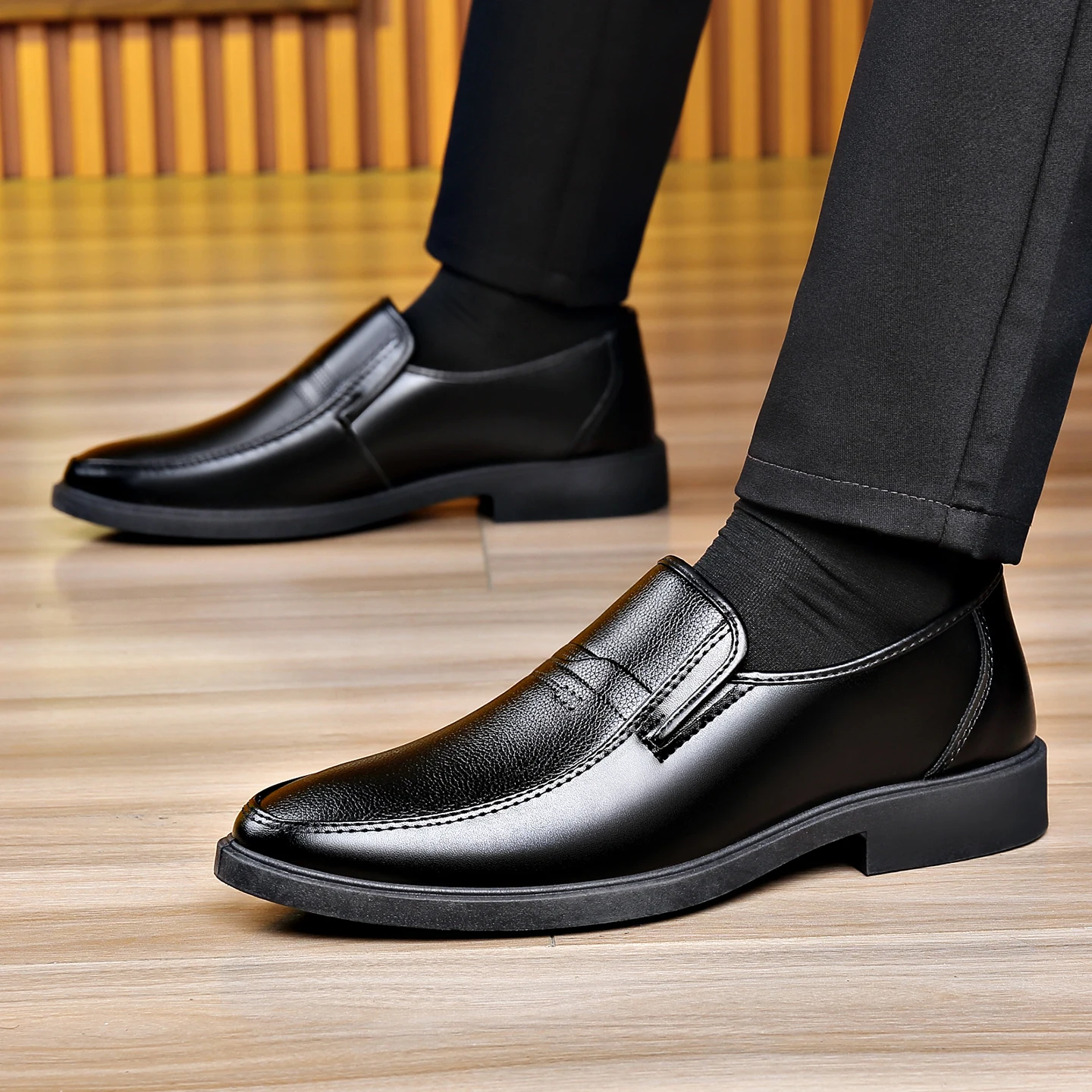 Sepatu Kulit Bisnis Pria Model - Men'S Formal Office Wear Shoes ulasan dan harga