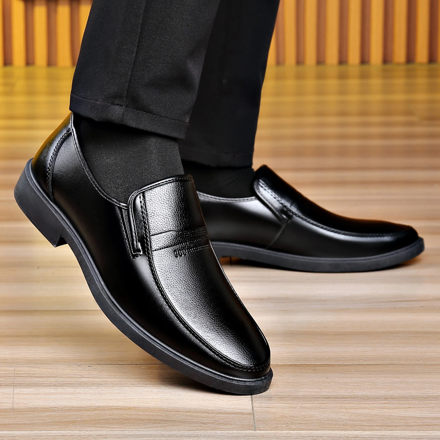 Sepatu Kulit Bisnis Pria Model - Men'S Formal Office Wear Shoes ulasan dan harga