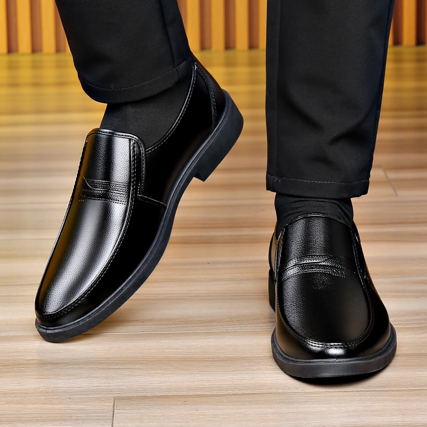 Sepatu Kulit Bisnis Pria Model - Men'S Formal Office Wear Shoes ulasan dan harga