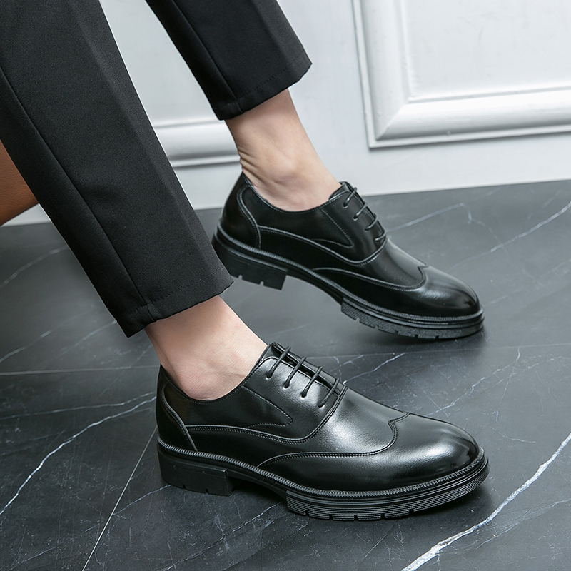 Sepatu kulit pria baru model r - Large Men Formal Wear ulasan dan harga