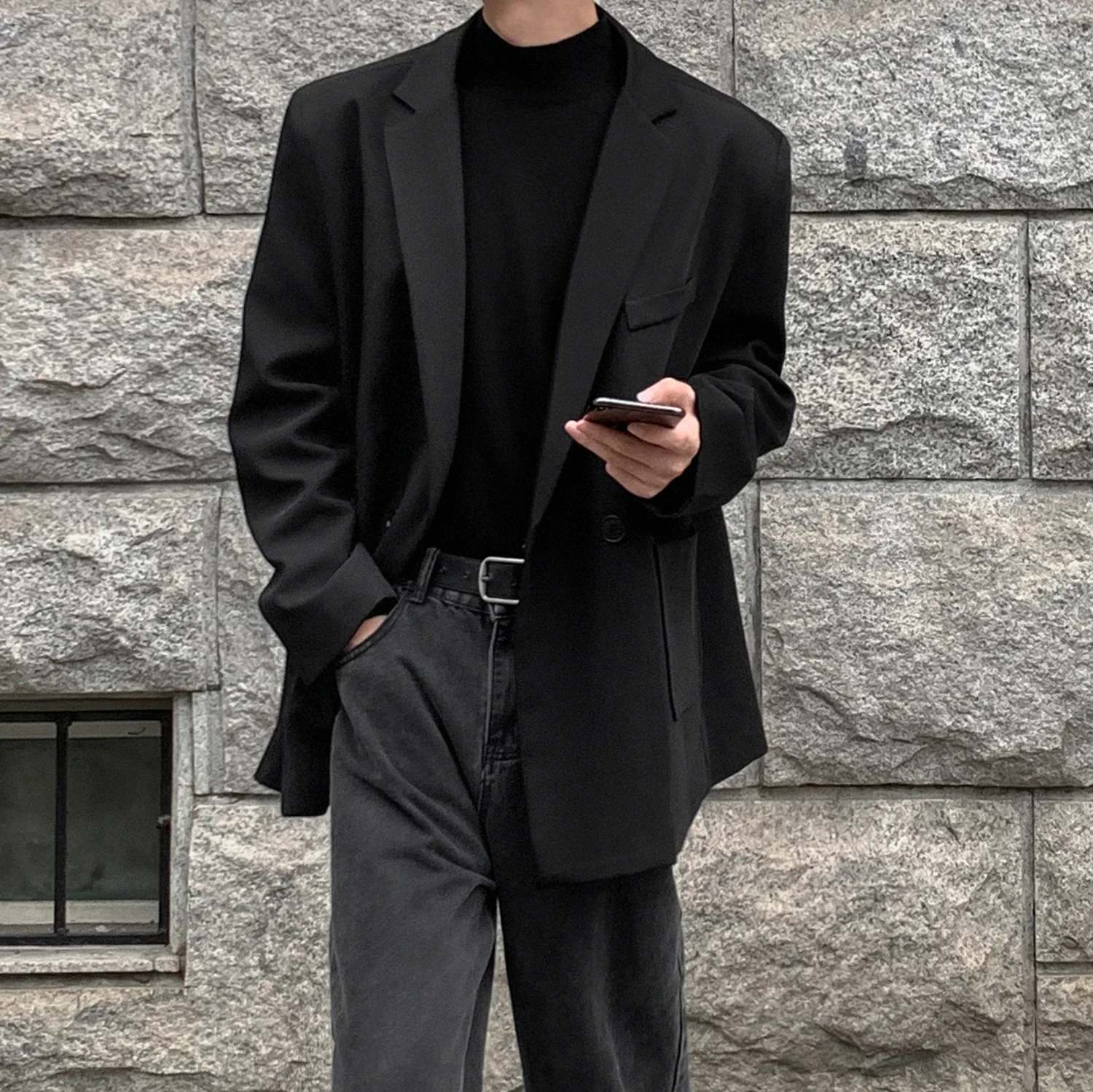 Blazer Formal Pria Musim Semi  - Korean Men Formal Wear ulasan dan harga