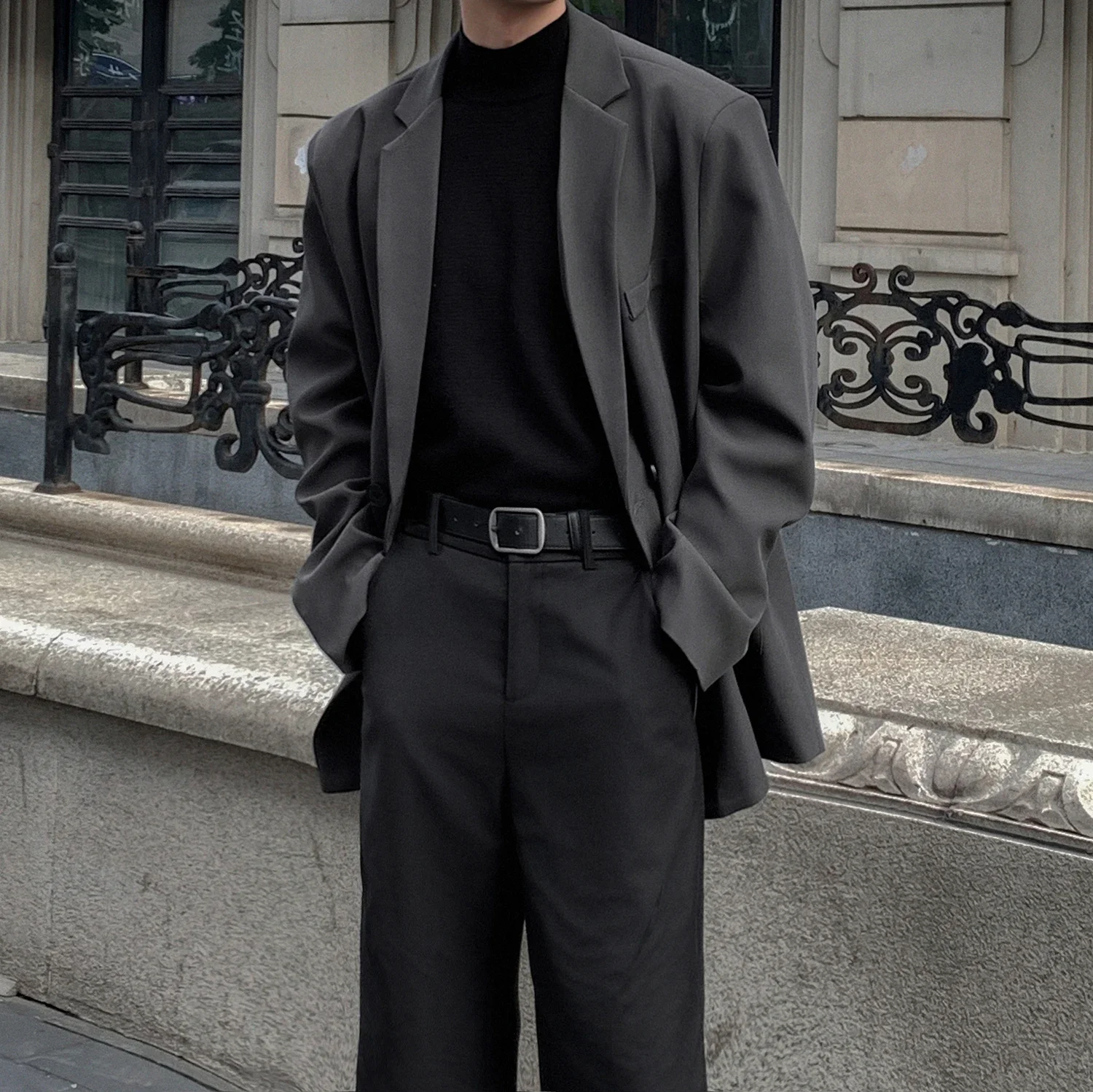 Blazer Formal Pria Musim Semi  - Korean Men Formal Wear ulasan dan harga