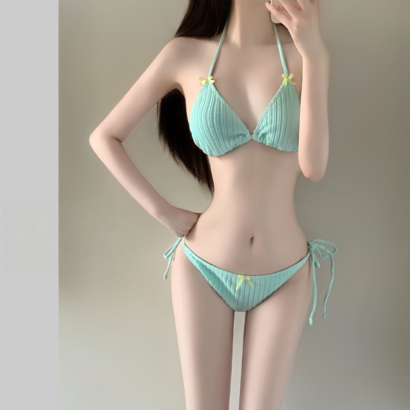 Set Bikini Lengan Panjang Wani - Slim Fit Suit Set ulasan dan harga