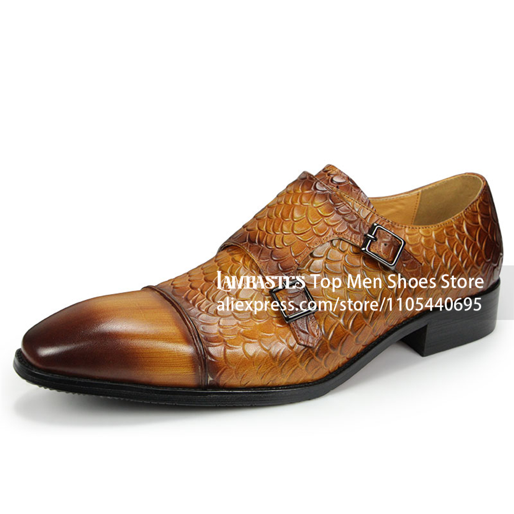 Sepatu Pria Model Double Monk  - Scale - Men Formals & Ethnic Wear ulasan dan harga