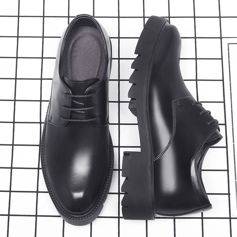 Sepatu Pria Kulit Hitam Model  - Men'S Formal Office Wear Shoes ulasan dan harga