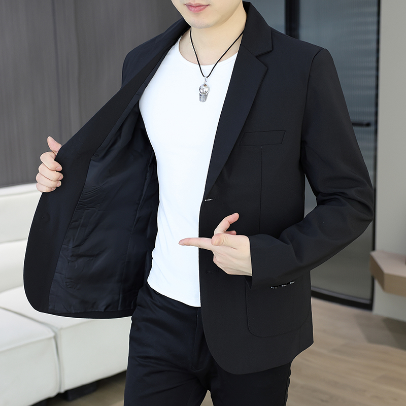 Blazer Pria Outdoor 2025 untuk - Korean Men Formal Wear ulasan dan harga