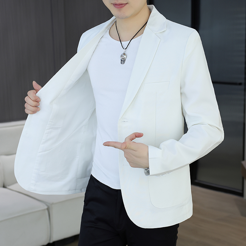Blazer Pria Outdoor 2025 untuk - Korean Men Formal Wear ulasan dan harga