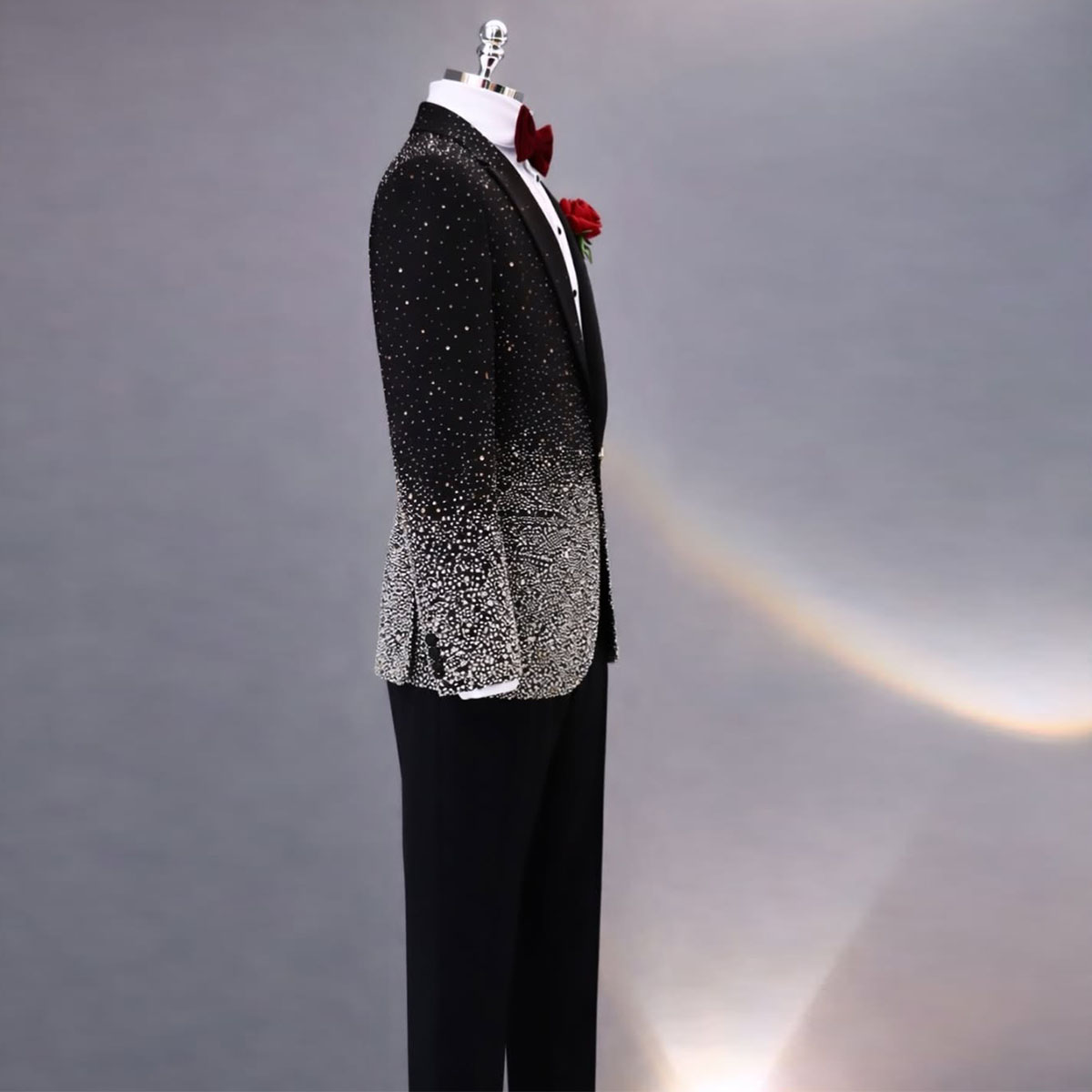 Jas Pria Berlian Imitasi Tampa - Men Formal Wear Wedding ulasan dan harga