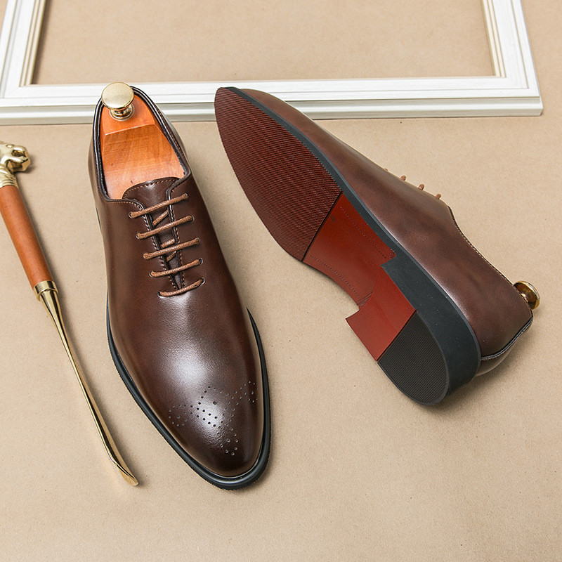 Sepatu Kulit Formal Pria untuk - Men'S Formal Office Wear Shoes ulasan dan harga